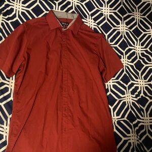 Red dress shirt
